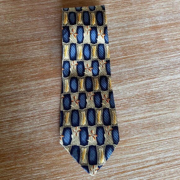 Robert Talbott Omaggio 100% Silk Hand Sewn In Italy Tie - Picture 4 of 10